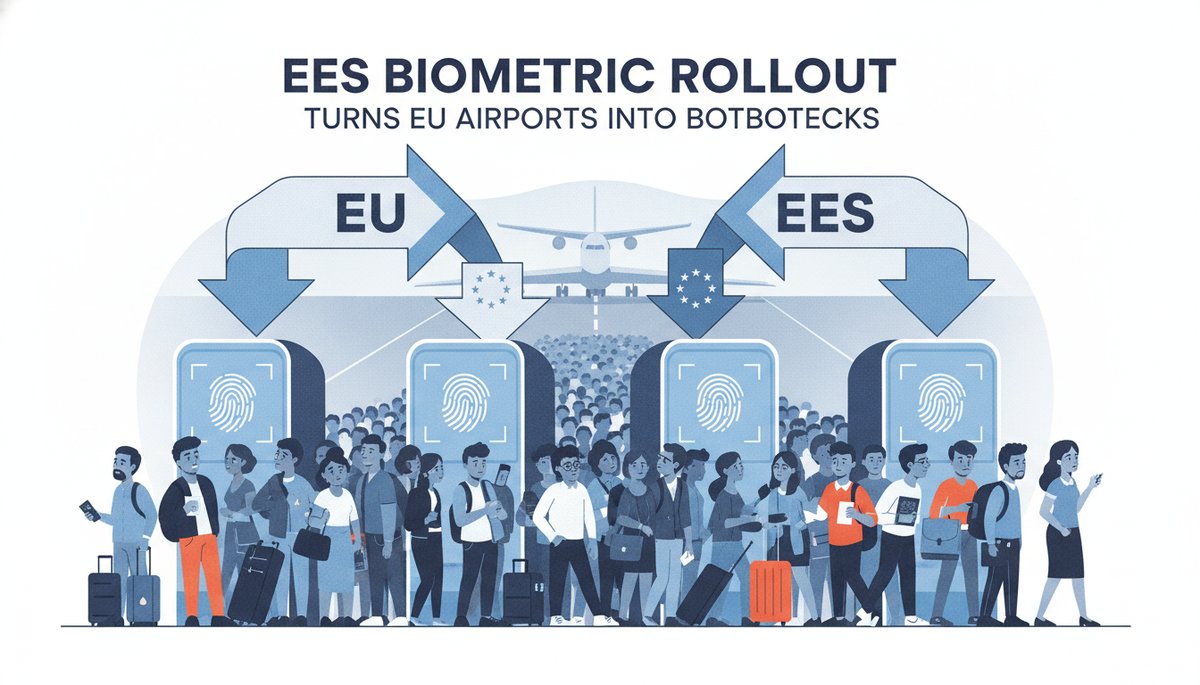 EES Biometric Rollout Turns EU Airports Into Bottlenecks