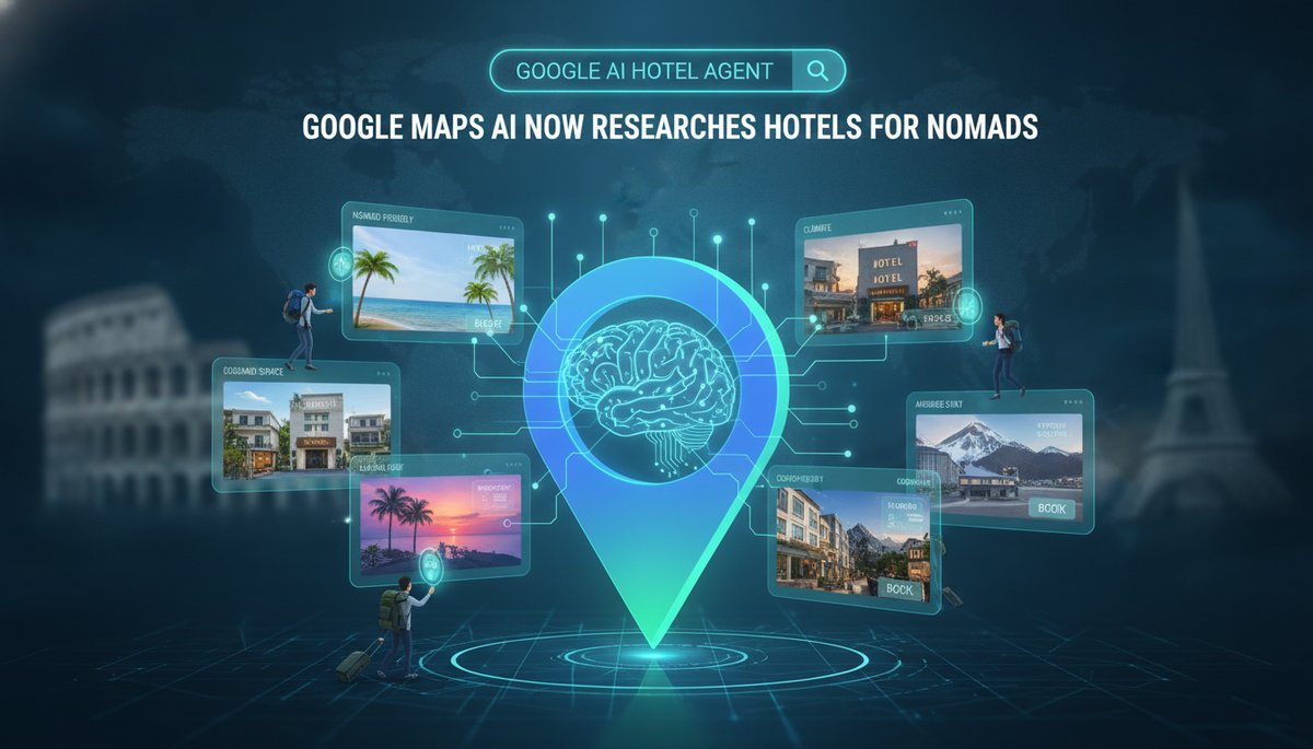 Google Maps AI Now Researches Hotels for Nomads