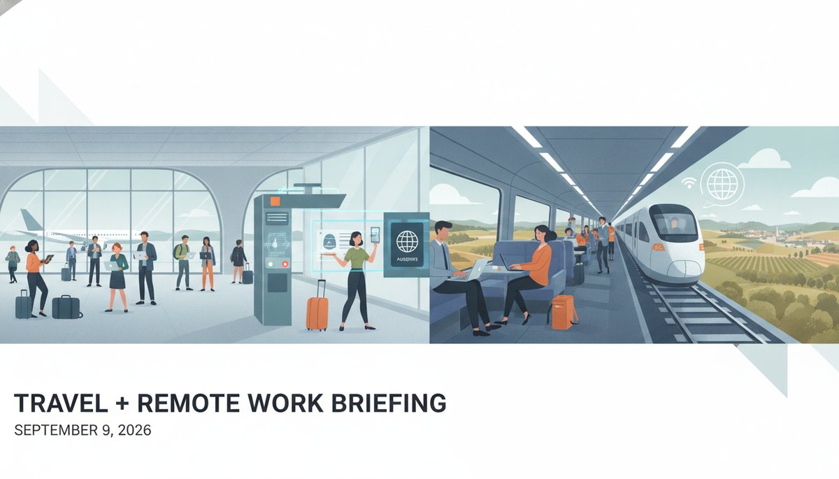 Travel + Remote Work Briefing — September 9, 2026