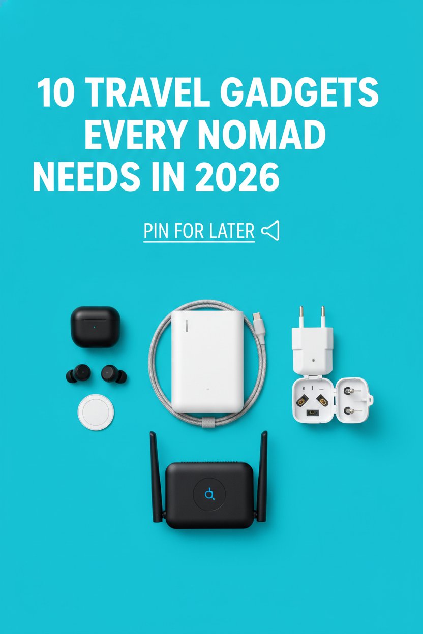 10 Travel Gadgets Every Digital Nomad Needs in 2026