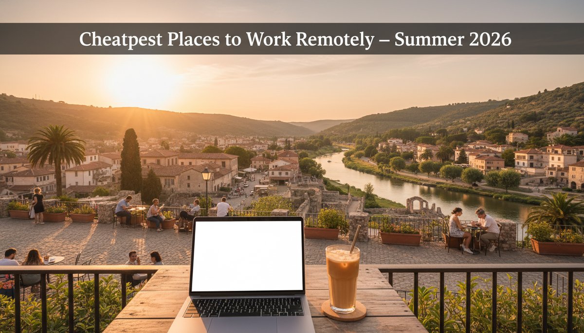 Cheapest Places to Work Remotely This Summer 2026 ($650–$1,800/month)